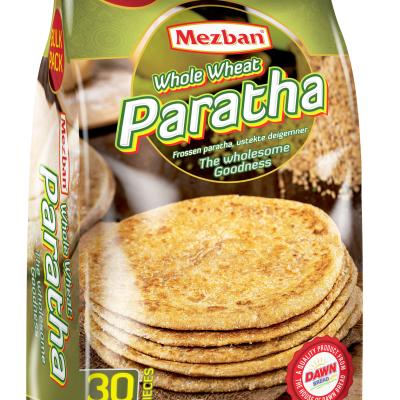 Mezban Whole Wheat Paratha Bulk Pack (30 Pcs)
